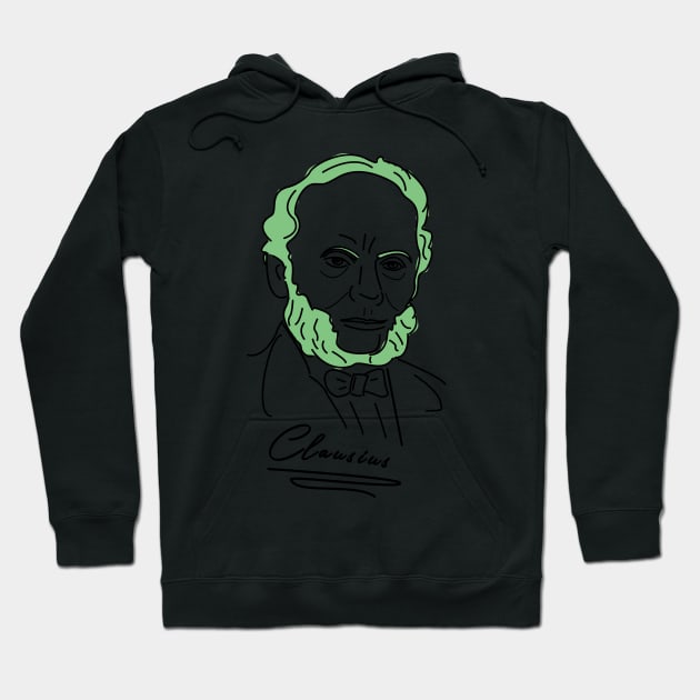 Rudolf Clausius Hoodie by MorvernDesigns